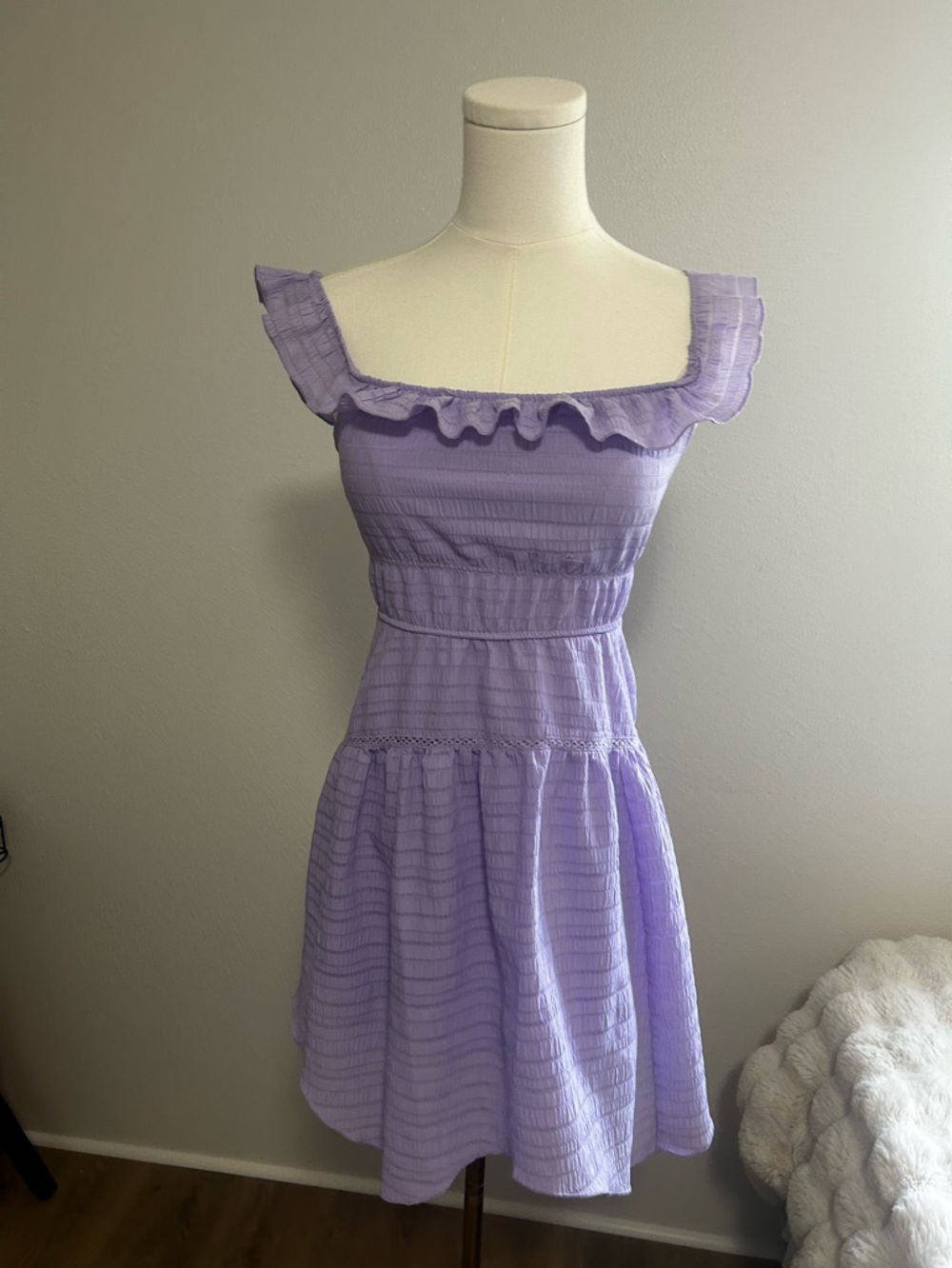 Wild Fable Lilac Ruffle mini Dress